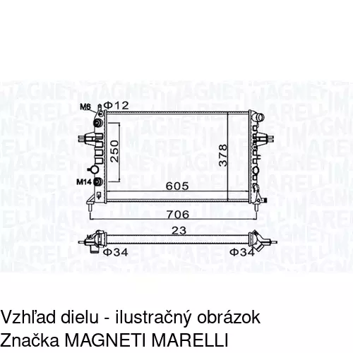 Chladiče vody 550808A2 /POLCAR/ - obr. 3