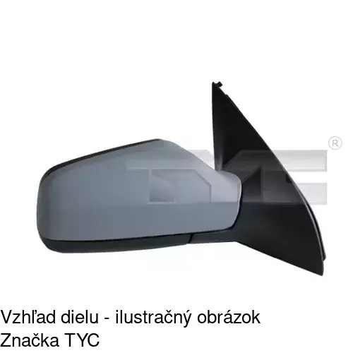 Vonkajšie zrkadlo POLCAR 5508515E