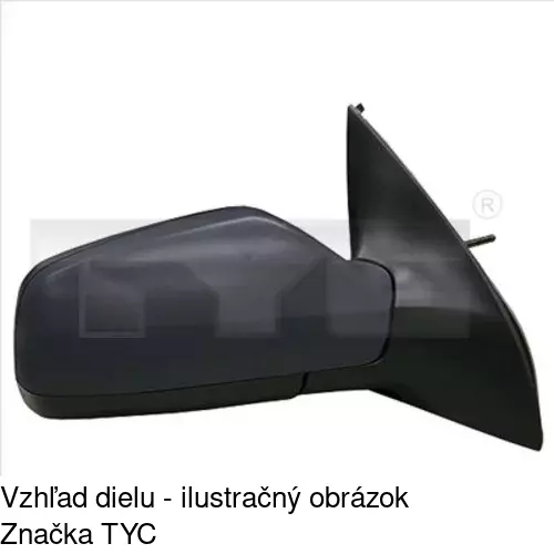 Vonkajšie zrkadlo POLCAR 5508525E - obr. 2