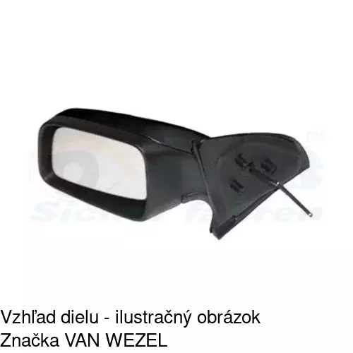 Rám vonkajšieho zrkadla POLCAR 550854TE - obr. 1