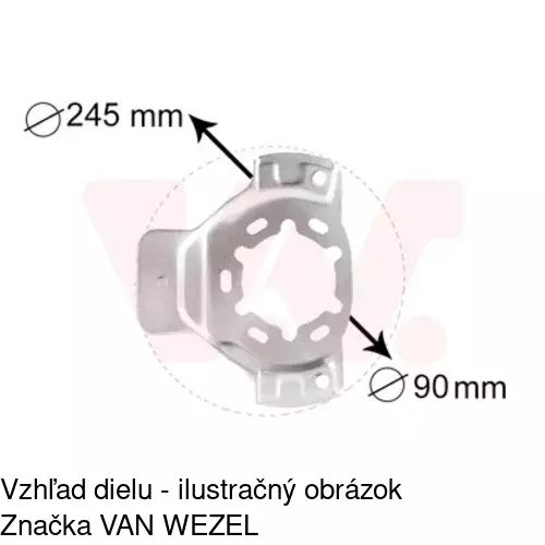 Brzdovy štít POLCAR 5508OT10 - obr. 4