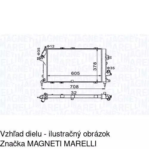 Chladiče vody POLCAR 550908A3 - obr. 1