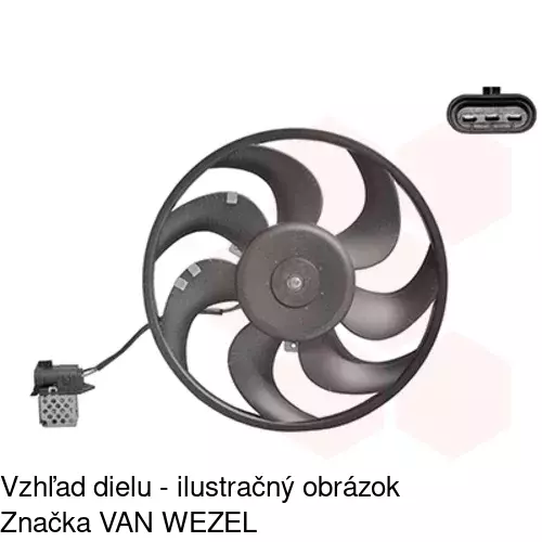 Ventilátory chladičov 550923W12 /POLCAR/ - obr. 5