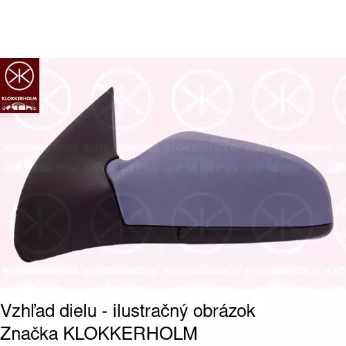 Vonkajšie zrkadlo POLCAR 5509528E