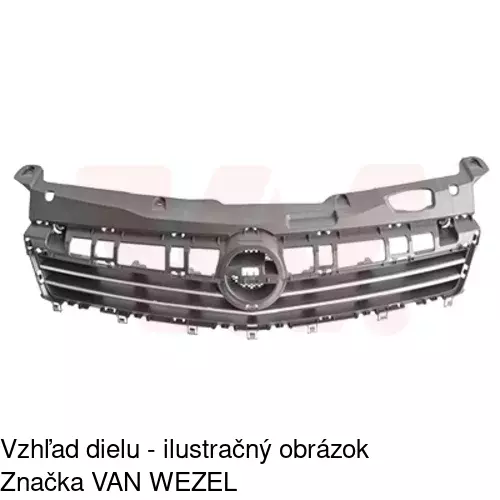 Lišta masky POLCAR 5510051X - obr. 1