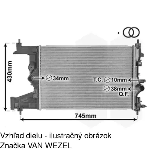 Chladiče vody POLCAR 551108-1 - obr. 5