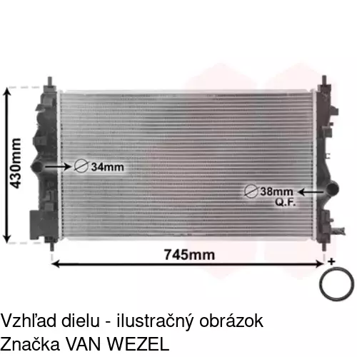 Chladiče vody 551108-6 /POLCAR/ - obr. 4