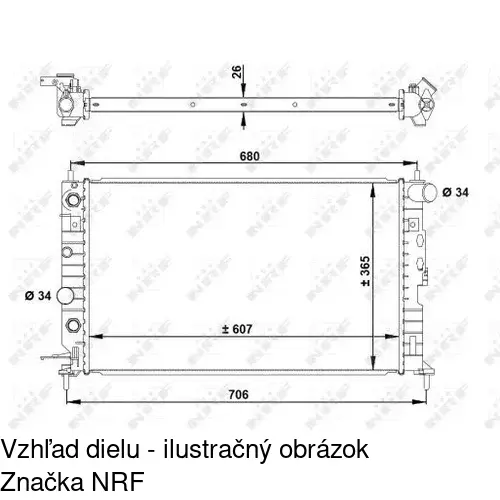 Chladiče vody 551608-3 /POLCAR/ - obr. 4