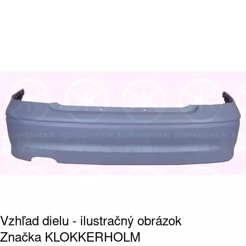 Zadný nárazník POLCAR 551796-Q