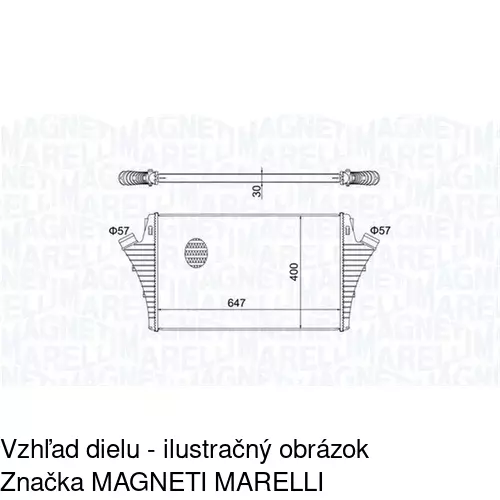 Chladiče vzduchu (Intercoolery) POLCAR 5518J8-3 - obr. 1