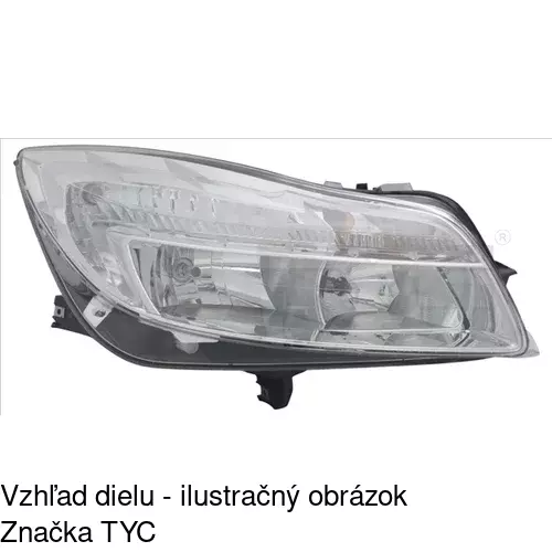 Hlavný reflektor POLCAR 552010-E