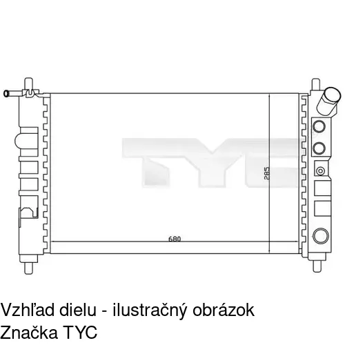 Chladiče vody POLCAR 555508-5 - obr. 3