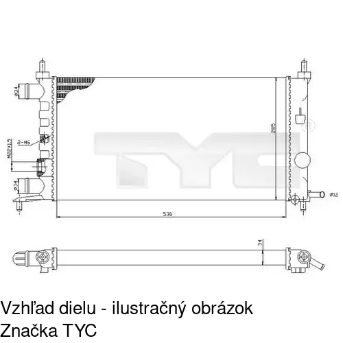 Chladiče vody POLCAR 5555082X