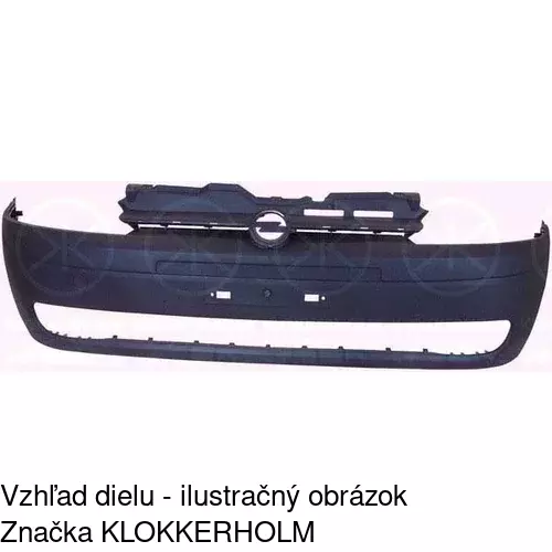 Predný nárazník POLCAR 555607-2