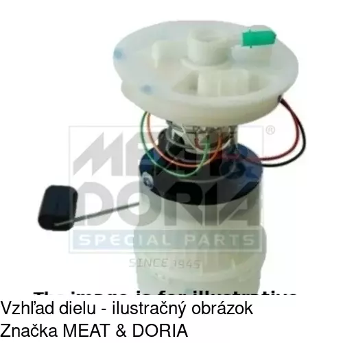 Ventilátor bez krytu / podpery POLCAR 555623U8-1