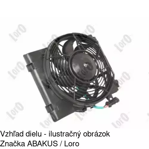 Ventilátor bez krytu / podpery POLCAR 555623U8-1 - obr. 1