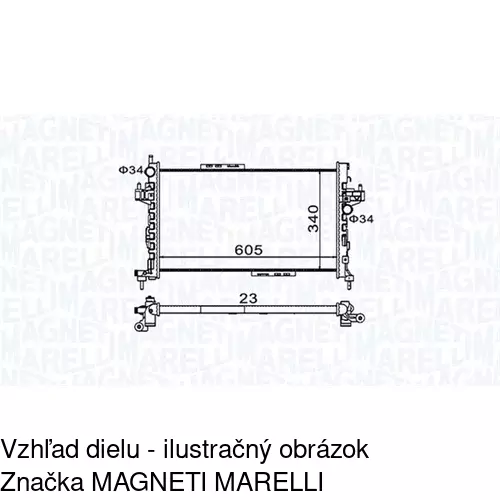 Chladiče vody POLCAR 555708-1