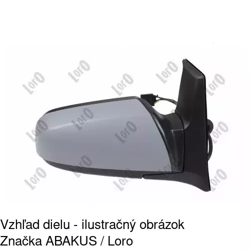 Vonkajšie zrkadlo POLCAR 5561524S - obr. 2