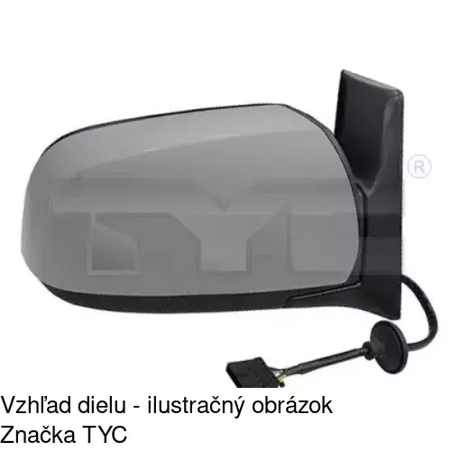 Vonkajšie zrkadlo POLCAR 5563515E - obr. 4