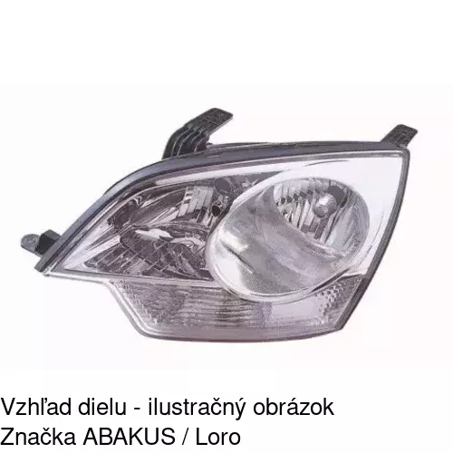 Hlavný reflektor POLCAR 556509-E