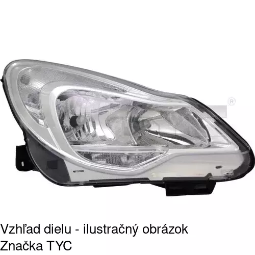 Hlavný reflektor POLCAR 55B110-E - obr. 1