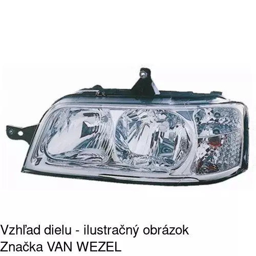 Hlavný reflektor POLCAR 5704090E - obr. 5