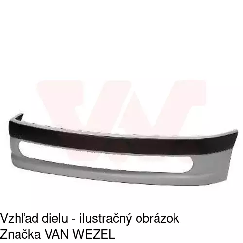 Predný nárazník POLCAR 570807-4