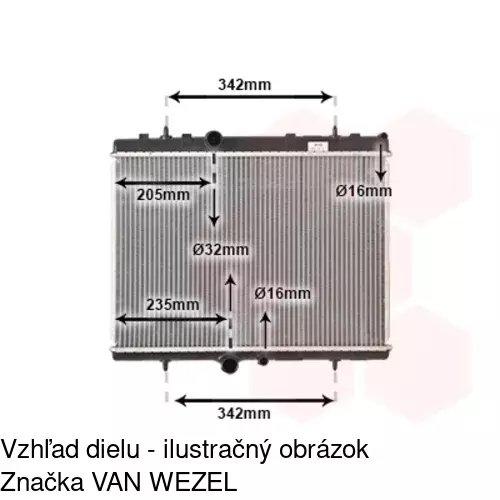 Chladiče vody POLCAR 571008-3 - obr. 3