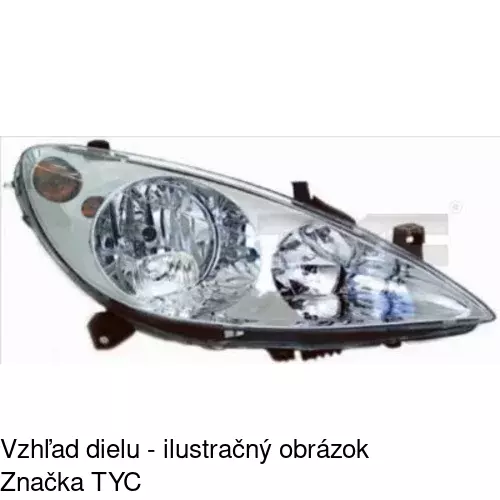 Hlavný reflektor POLCAR 5710093E