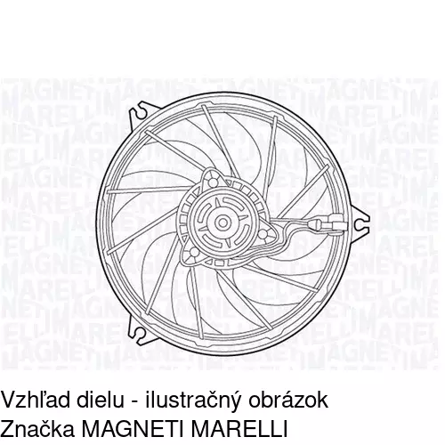 Ventilátor bez krytu / podpery POLCAR 572323U3 - obr. 1