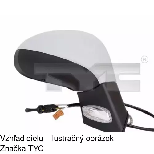 Vonkajšie zrkadlo POLCAR 5724511E