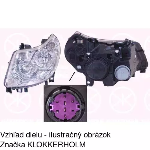 Hlavný reflektor POLCAR 5770092U