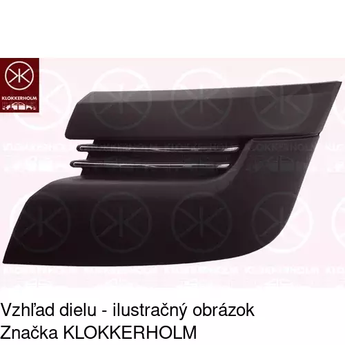 Kryt v nárazníku POLCAR 578027-1