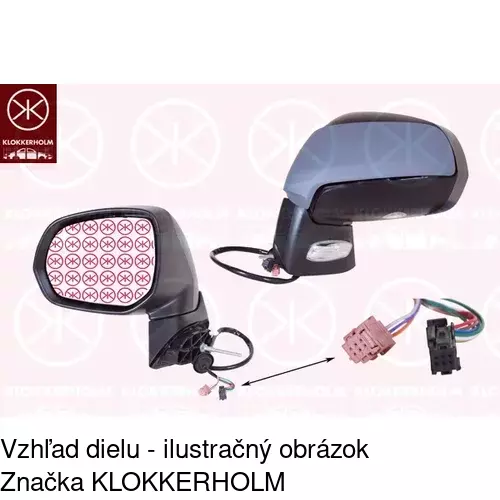 Vonkajšie zrkadlo POLCAR 5780515E - obr. 1