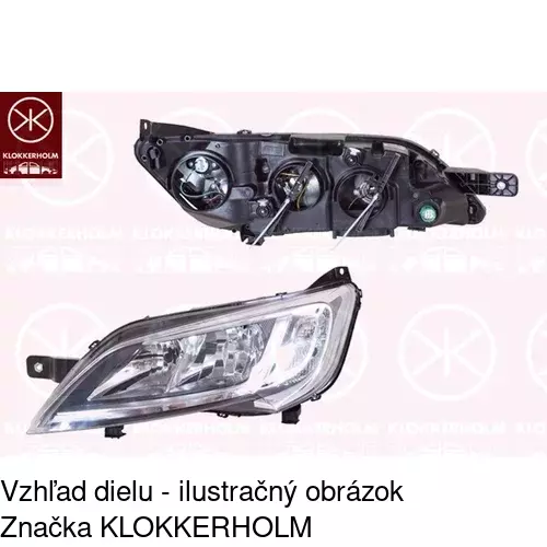 Hlavný reflektor POLCAR 57N1101U - obr. 2