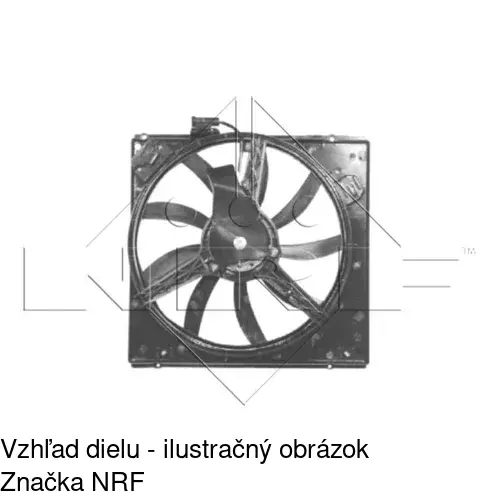 Ventilátory chladičov POLCAR 600323W2