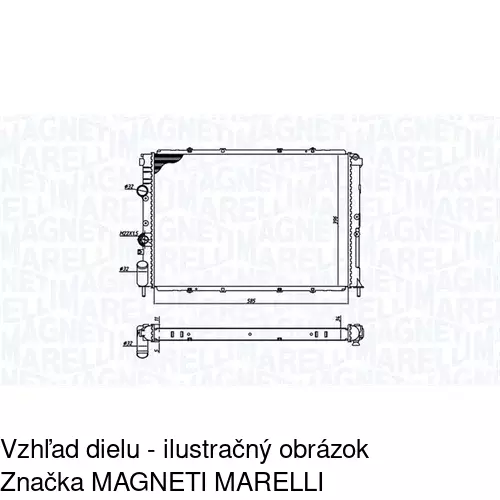 Chladiče vody POLCAR 600708A2 - obr. 1