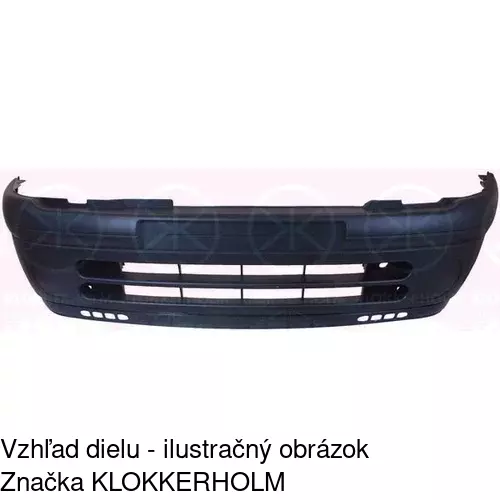 Predný nárazník POLCAR 601507-4