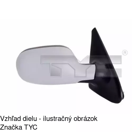 Rám vonkajšieho zrkadla POLCAR 601555PE - obr. 1