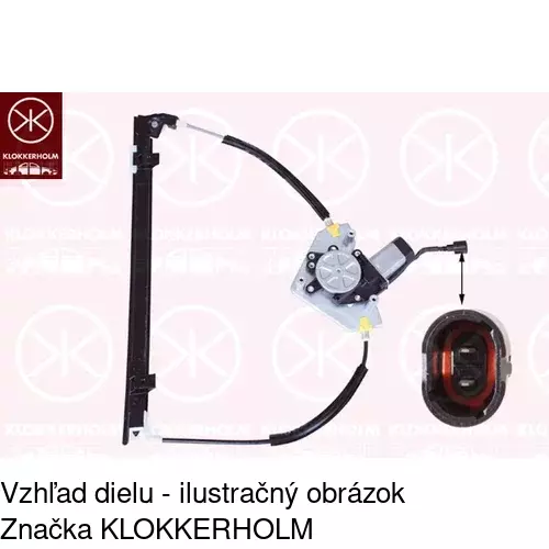 Elektrický mechanizmus okna dverí POLCAR 6015PSE4