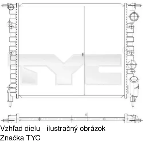 Chladiče vody POLCAR 602108A1