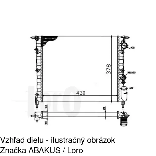 Chladiče vody POLCAR 602108A1 - obr. 2