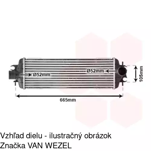 Chladiče vzduchu (Intercoolery) POLCAR 6026J8-2 - obr. 2