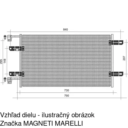 Chladiče klimatizácie POLCAR 6026K8C2