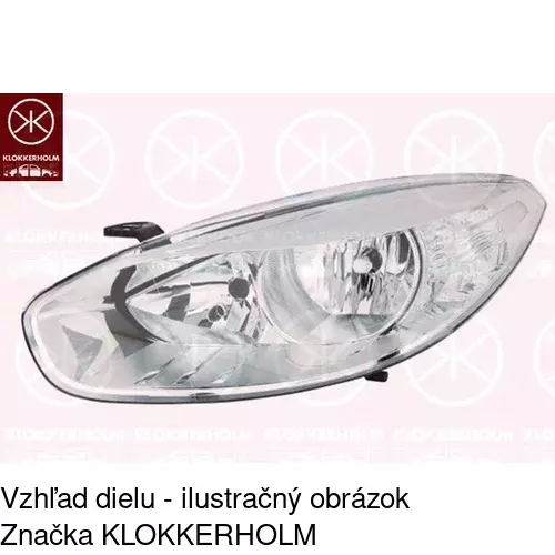 Hlavný reflektor POLCAR 603510-E - obr. 1