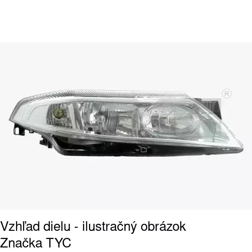 Hlavný reflektor POLCAR 603710-E