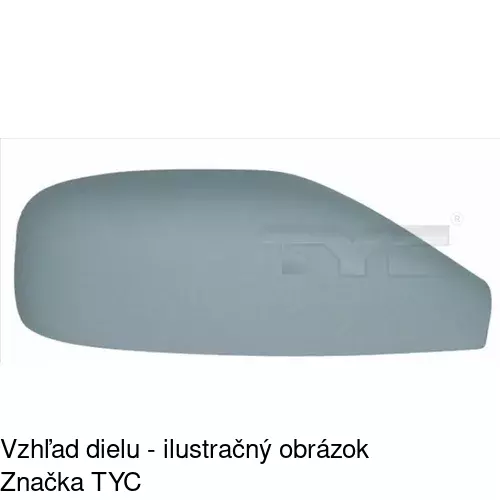 Rám vonkajšieho zrkadla POLCAR 603755PM - obr. 1