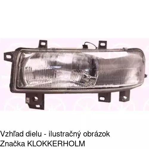 Hlavný reflektor POLCAR 6041091E - obr. 3