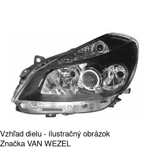 Hlavný reflektor POLCAR 6055098V - obr. 4