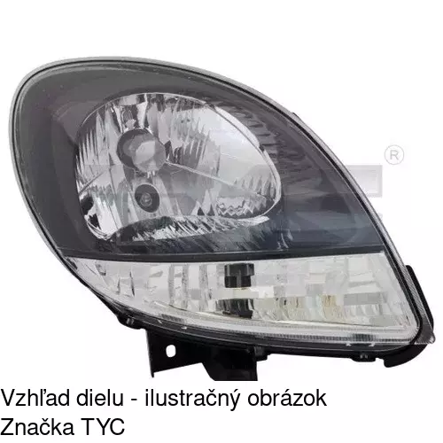 Hlavný reflektor POLCAR 6061097E